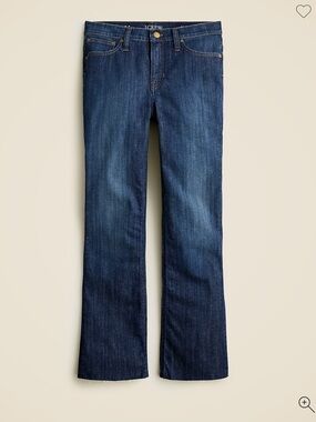 J. Crew Women's Dark Wash 9” Demi boot Crop size 28